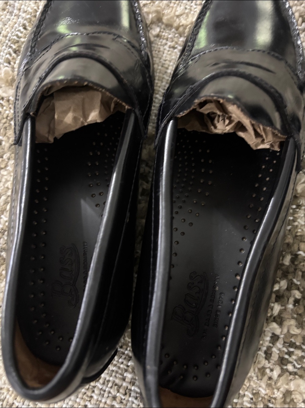 G.H Bass Co. Logan Black
Leather Women's Penny
Loafers Classic Black Size 7 - Picture 11 of 16